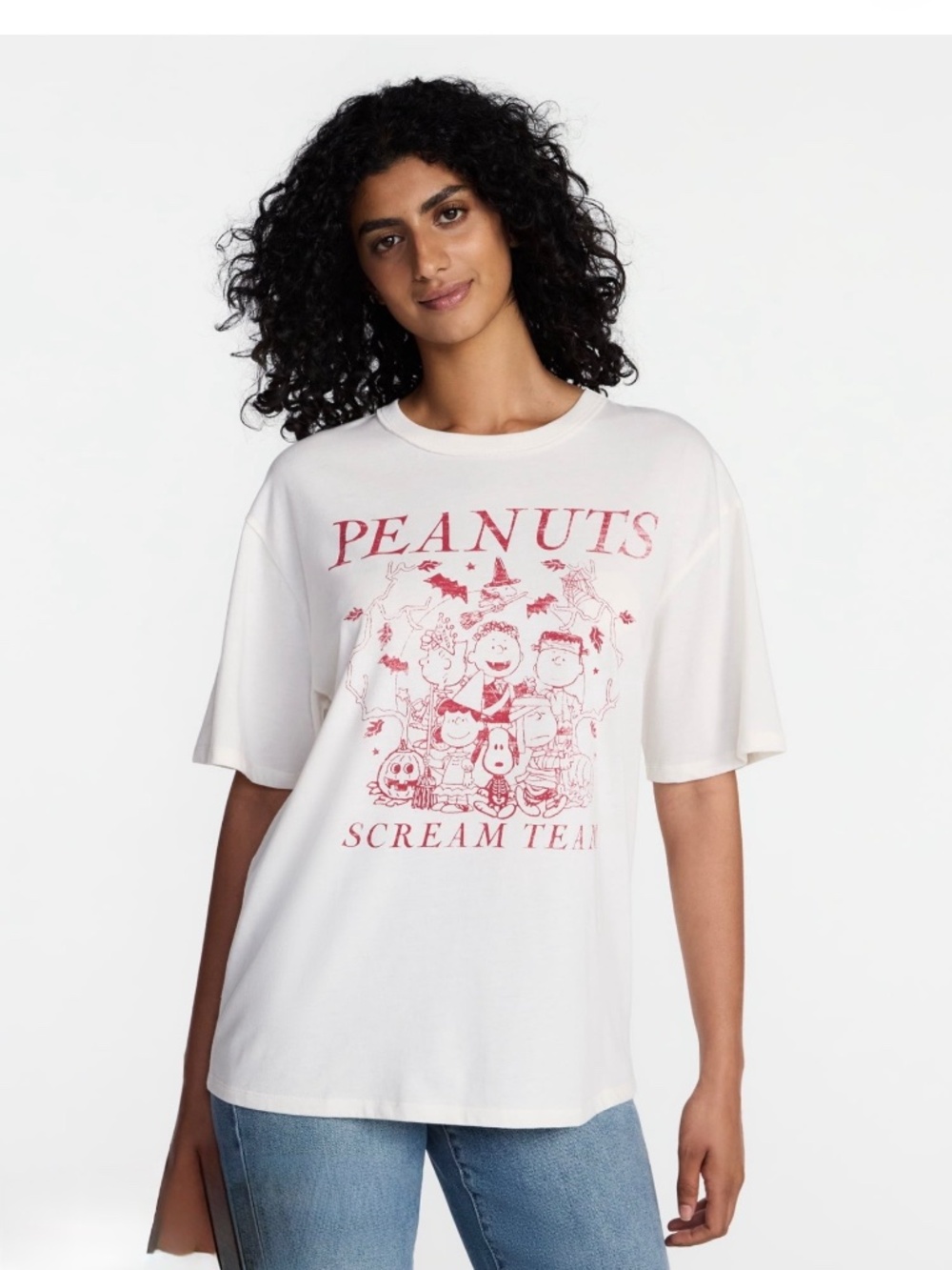 Peanuts Women’s Vanilla Graphic Halloween T-Shirt Size XXL NWT - Picture 4 of 11